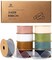 1" x 90 Yards Organza Ribbon Mixed Color Sheer Ribbons Set 10 Yd x 9 Rolls Handmade Eco-Friendly for Gift Wrapping Christmas Tree Crafts Bows Wedding Invitations Wreaths Wrap